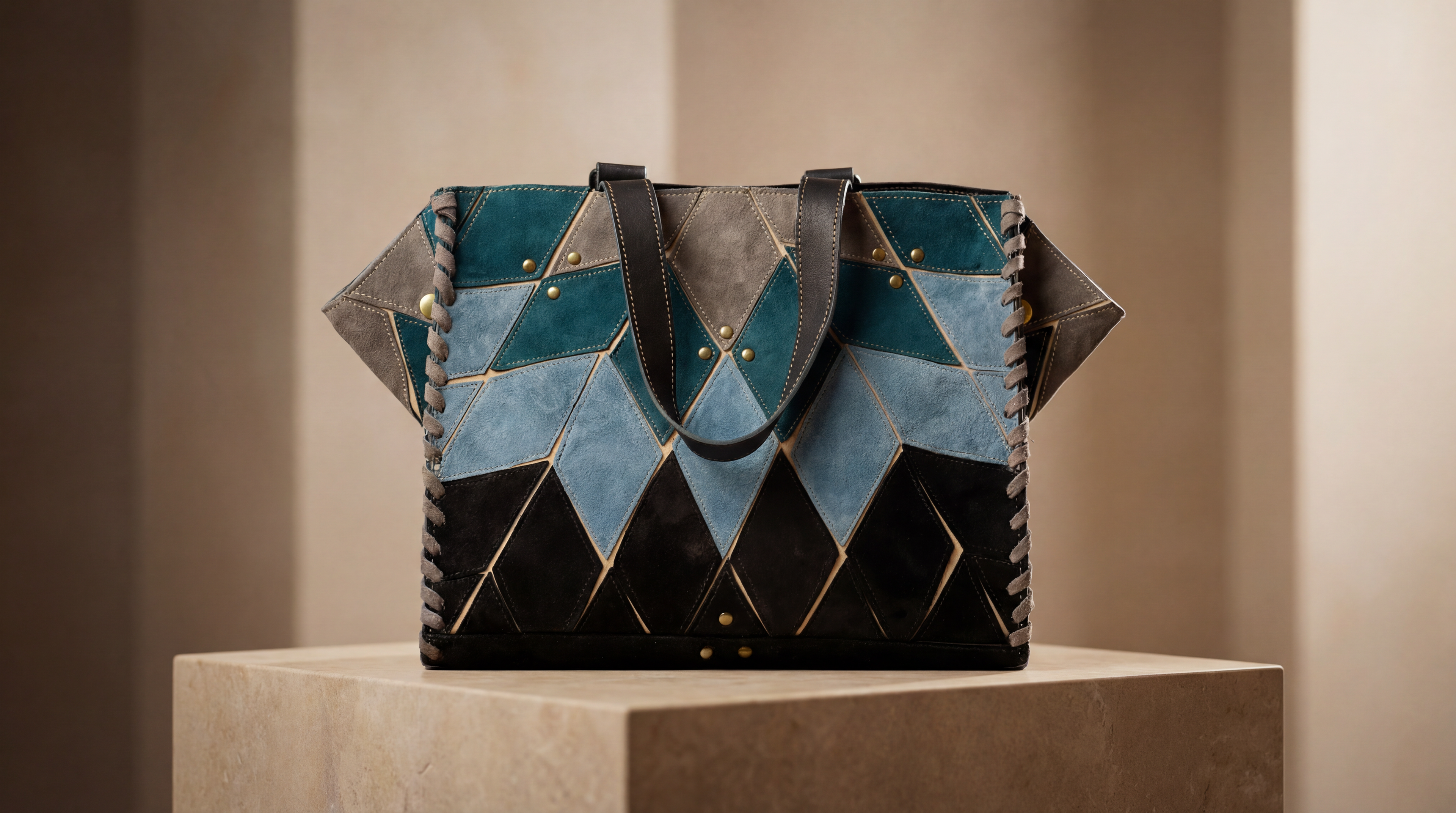 Atlas Bleu-Deep Pitrol Structed