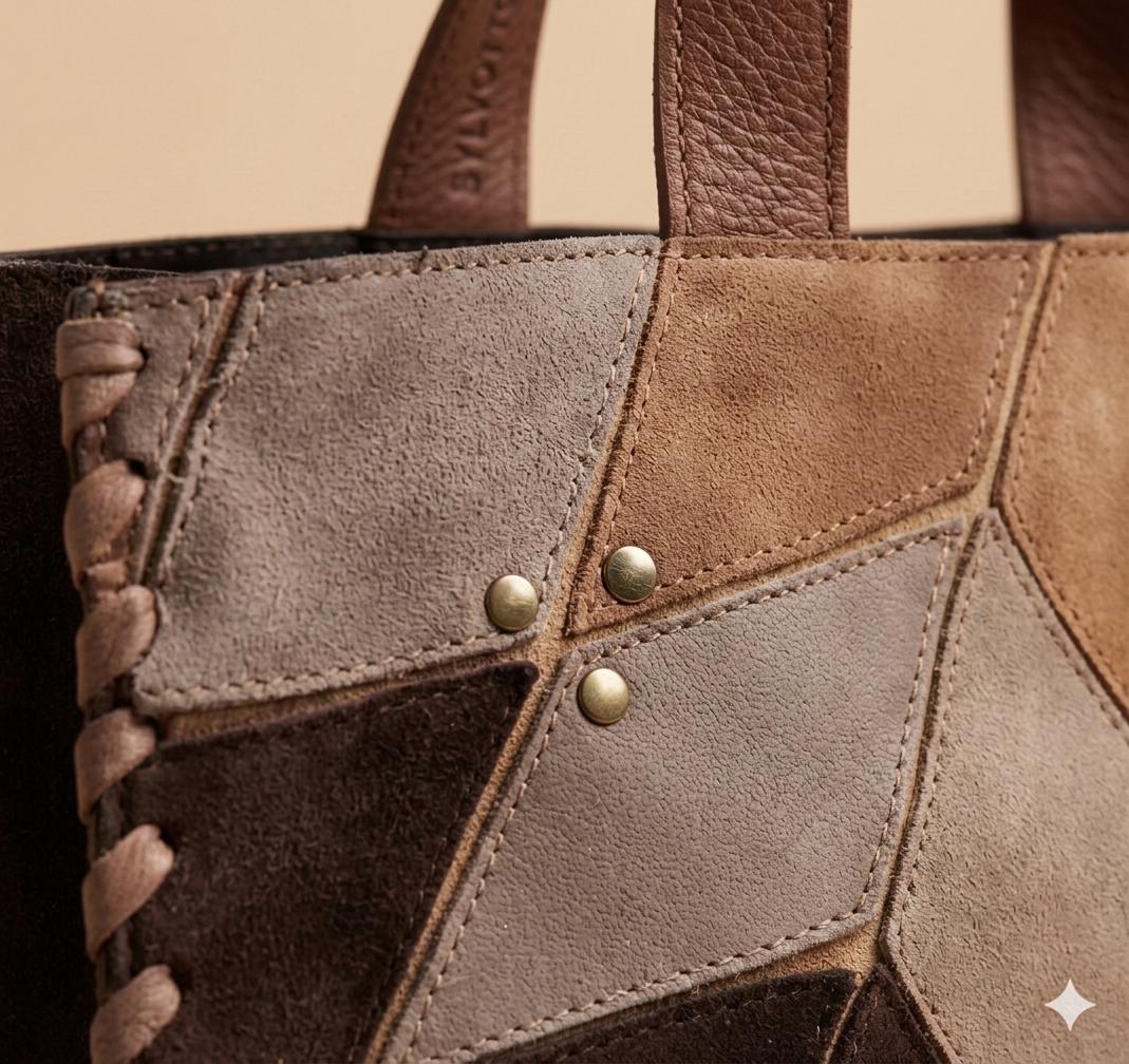 Atlas Brown-Patchw Toteork